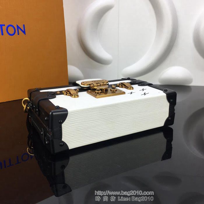 路易威登LV 頂級原單 M53137 經典款Petite Malle手袋 Epi皮革面 定制旅行箱 精品小號包袋  YDH2421